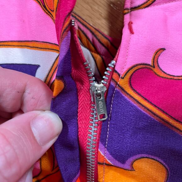 Vintage 60s Hippie Mod Dress - Picture 5 of 5